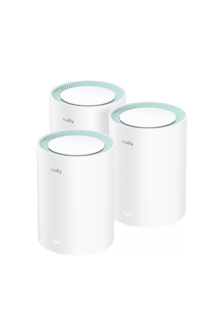 Cudy M1300 5/2.4ghz 867/300mbps,pptp/l2tp/openvpn/wireguard/ıpsecvpn,4dahili Anten,wi-fi Mesh Router 3 Adet