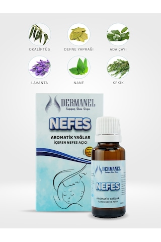 Dermanel Aromatik Yağlar İçeren Nefes Açıcı 20 ML