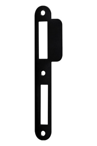 Hafele Düz Kilit Karşılığı. Siyah Renkli