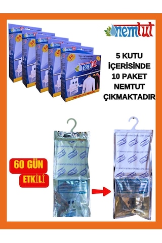 Nem Alıcı Rutubet Emici Koku Giderici Korozyon Önleyici 5 Kutu Içerisinde 10 Paket