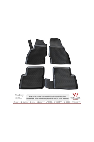 Opel Corsa D Paspas 2006 - 2014 Arası 3D Havuzlu Wöller Paspas