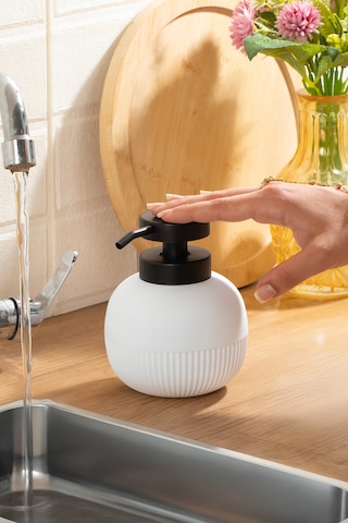 Porsima 3119 Banyo Ve Mutfak Sıvı Sabunluk 450ml Beyaz Beyaz