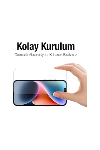 Ally Apple iPhone Uyumlu 14 6.1inç Tempered Kırılmaz Cam Ekran Koruyucu- 5775