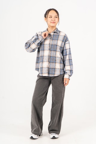 Kız Çocuk Yumuşak Dokulu Kareli Oduncu Gömlek 3172 Pembe