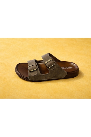 Trendyshose 07098 Jumbo Rahat Hafif Confor Erkek Terlik Kahve