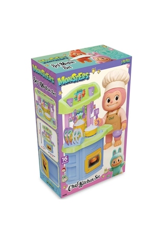 16 Parça 58 Cm Monster H Mutfak Seti 0883