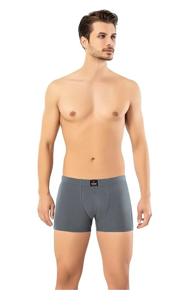 Erdem Erkek Füme 2 Adet Likralı Kutulu Boxer- 1420fw