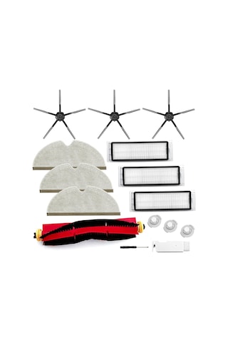 Xurunkeji Roborock S6 Pure S6 E4 S4 Max S6 Maxv S5 S5 Max S4 E2 E3 E5 E20 E25 E35 Ana Yan Fırça Hepa Filtre Paspas Bezi