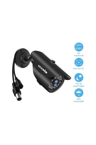 Novahub 1080p 2.0mp Metal Muhafaza Kamera, 36 Adet Ir-cut Led, Akıllı Hareket Sistemi, Ip66 Su Geçirmez, Ntsc