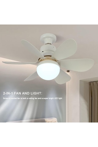 Ambition Tavan Vantilatörü Aydınlatmalı, Sessiz Tavan Fanı Işık