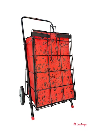 Lavinger Kaliteli Metal Pazar Arabası Çelik Teker 6 Mm. Ova