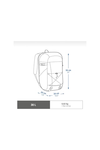 Decathlon Sırt Çantası siyah
