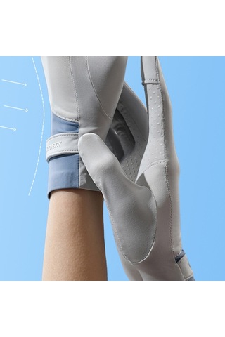 Golovejoy Xg58 1 Çift Kadın Uv Koruma Buz Ipek Çevirme Parmak Uçları Kaymaz Yaz Bisiklet Eldiveni