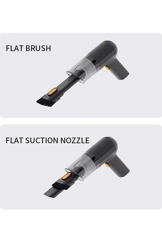 Wondernest Tipi Taşınabilir Süpürge Sones Siyah Güçlü Elektrikli El Süpürgesi Siyah