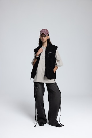 Mai Collection Mai Studios Co. Alberg Siyah Salaş Teddy Yelek Siyah