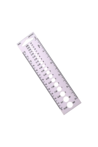 Örgü Şişleri İçin Ölçüm Cetveli Pratik Örgü Şişleri Ölçü Tablosu