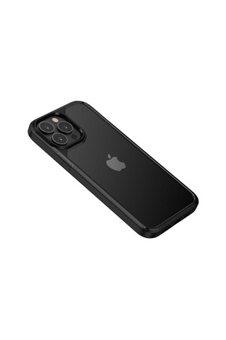 Apple Uyumlu iPhone 13 Pro Kılıf Zore Roll Kenarları Renkli Şeffaf Kılıf