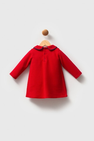 U.S. Polo Assn. Kız Bebek Kırmızı Elbise Kırmızı