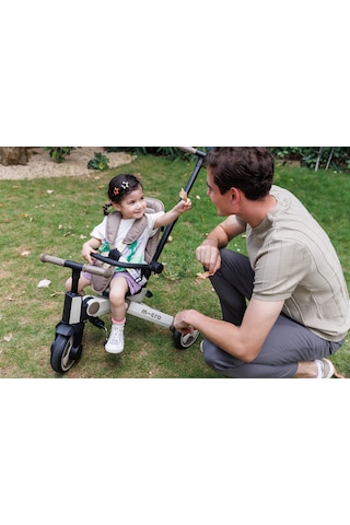 Micro 4 in 1 Katlanabilir Bebek Bisikleti -Latte