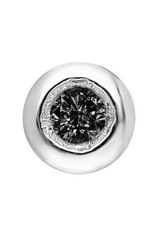 Sirius 0.04 Karat Siyah Pırlanta Tektaş Erkek Küpe 0801E0067