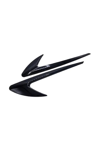 Üniversal Piano Black Çamurluk Venti Izgarası Sağ Sol 2 Adet