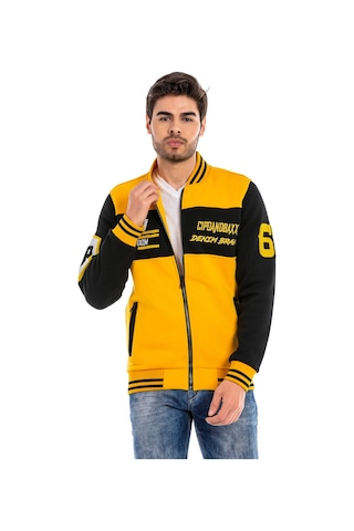 Cipo & Baxx Cl500 Erkek Kaşe Kolej Mont Slim Fit, Düğmeli, Kışlık Şık Tasarım Sarı Cipo & Baxx Cl500 Erkek Kaşe Kolej Mont Slim Fit, Düğmeli, Kışlık Şık Tasarım Sarı