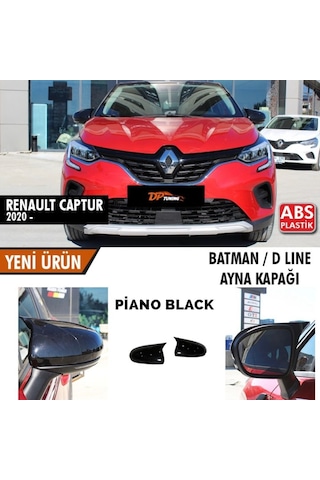 Renault Captur 2020+ Uyumlu Yedek Parça Batman Yarasa Ayna Kapağı