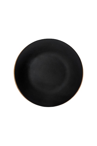 Lava Döküm Yuvarlak Servis Tabağı Ve Kayın Servis Ahşabı. Çap Ø 21cm.-bordo Bordo