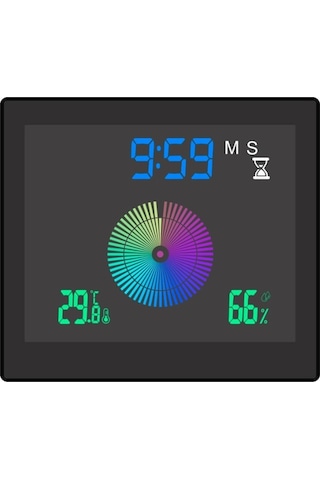 Besthome1 Dikey Su Geçirmez Termometre-higrometre, Lcd Ekranlı, Nem Ve Sıcaklık Ölçer