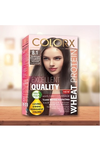 Colorx Saç Boyası Orta Küllü Kumral 8.1