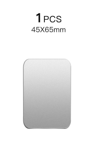 Telefon Araç Içi Tutucu Stant Metal Plaka Mıknatıslı Tutucular Metal Saç 60mmx40mm Dikdörtgen 45658866