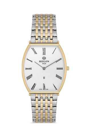 Cl179t-02sg Hislon Kol Saati 34 Mm / Gümüş-gold Gri