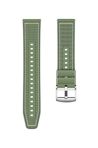 Adige Huawei Watch Gt 5 46mm İle Uyumlu Kordon Kayış Dikiş Desenli Silikon Krd102 Lms 22/dds Yeşil