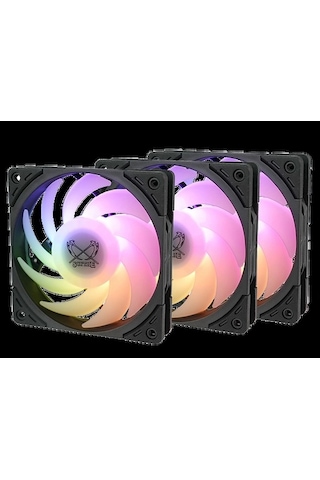 Scythe Wonder Tornado 120 Argb 3 Pack Black Scythe Wonder Tornado 120 Argb 3 Pack Black