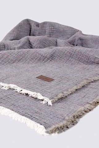 Ecocotton Muna Yeşil/antrasit Çift Kişilik %100 Organik Pamuk Inject Yatak Örtüsü Antrasit - Yeşil