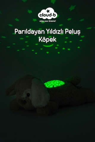 Cloud-b Melodili Peluş Köpek Uyku Arkadaşı 20x15x9 CM