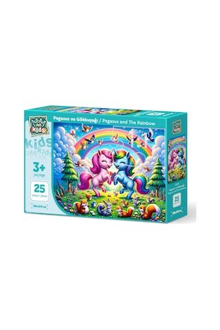 Art Çocuk Pegasus Ve Gökkuşağı 25 Parça Puzzle