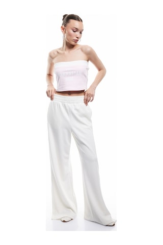 Koton Şerit Detaylı Kolsuz Baskılı Crop Straplez Body Pembe 5sal30277ık Gül