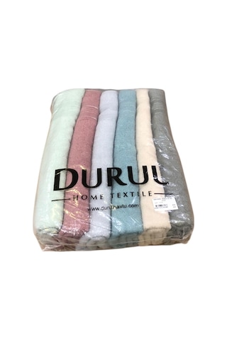 12 Li Durul Mine %100 Pamuklu Ekonomik Kuaför Berber El Yüz Havlusu 50 X 85 Çok Renkli