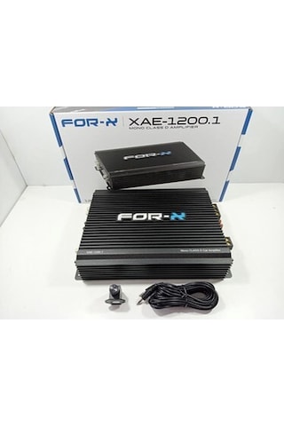 For-x Mono Amfi 1200rms For-x Xae-1200.1d Bass Anfisi Bass Kontrollü Mono Anfi