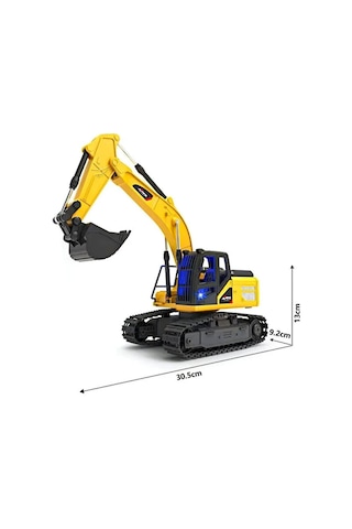 Uzaktan Kumandalı Full Fonksiyonlu Rc Kepçe - 1/24 Ölçek Paletli Ekskavatör Çok Renkli
