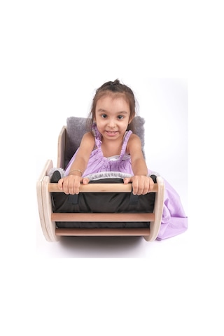 Pikler Doğal Ahşap Montessori Motor Gelişim Halkası, Çok Fonksiyonlu Eğitim Oyuncağı