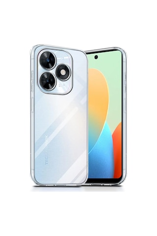 Newface - 675 - Tecno Spark Go 2024 Kılıf Lüx - Csmo-tex - Şeffaf Silikon