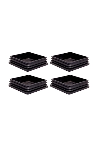 100X100 Mm Plastik Kare Içe Geçme Profil Tapası Kutu 4 Adet 100X100 Mm Plastik Kare Içe Geçme Profil Tapası Kutu 4 Adet