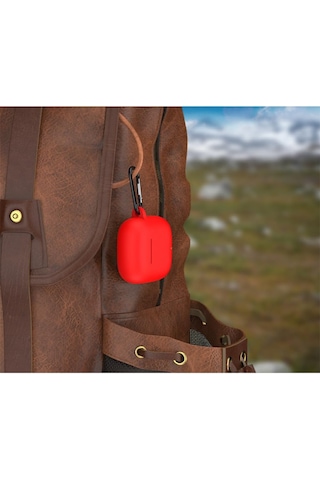 Huawei Freebuds Se 2 Uyumlu Yumuşak Silikon Kılıf+kanca Açık Mavi