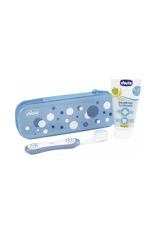 Chicco Diş Fırçası Seti 6+ Ay Blue
