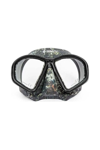 Dynamic Nord Dive Mask Mc 15 Iki Camlı Düşük Hacimli, Revo Ayna Efekti Lensli Dalış Maskesi Siyah