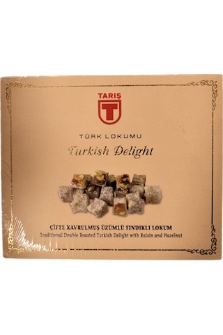 Tariş Çifte Kavrulmuş Fındıklı Üzümlü Lokum 450 G