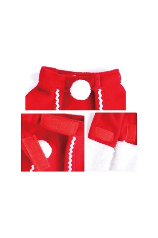 Kangvka Kedi Köpek Bayram Atkısı Kırmızı S Boyutu - Yumuşak Kumaş, Kolay Kullanıma Uygun, Tatil Dekorasyonu Çok Renkli