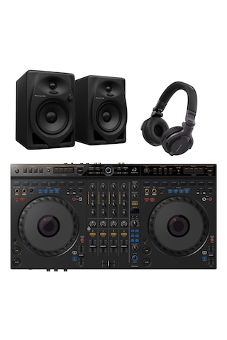 Alphatheta Grv6 Dj Controller + Dm-50d Monitör Hoparlör + Hdj-cue1 Kulaklık - Profesyonel Dj Seti